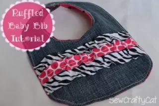Ruffled Baby Bib Tutorial