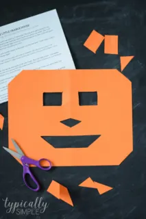 The Little Orange House is a fun activity to do with the kids for Halloween! Have them follow along cutting a piece of paper while you read the story for a fun surprise at the end!