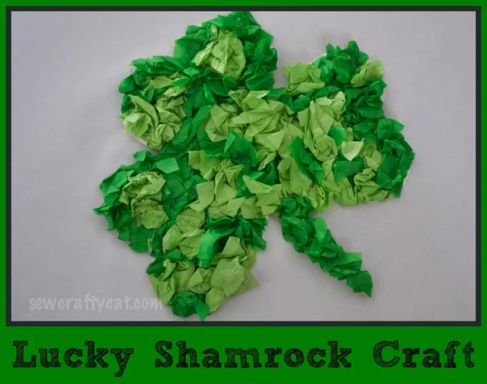 Little Family Fun: Paper Scrap Clover Craft