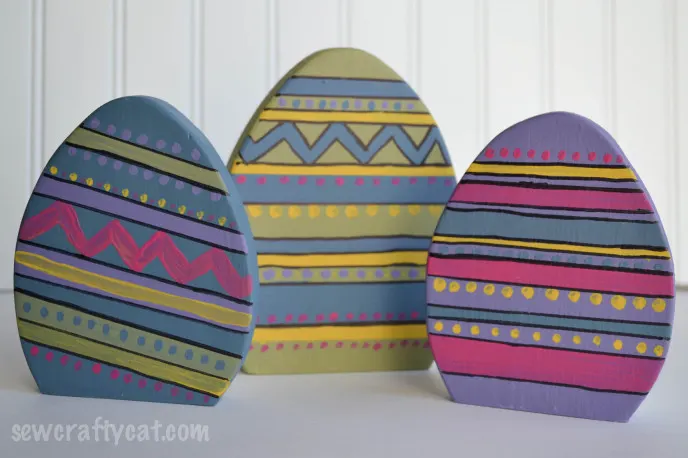 Wood Eggs, Unfinished Wooden Eggs, Easter Crafts