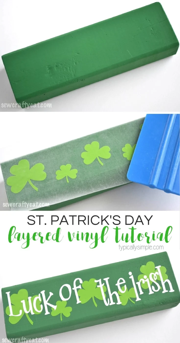 Lucky Shamrock Tissue Paper Craft - Typically Simple