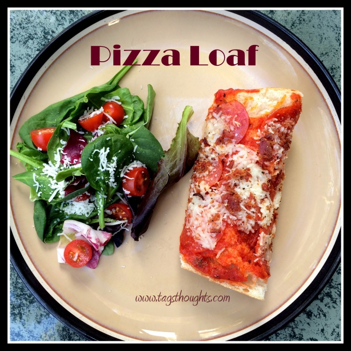 Baked Pizza Loaf Recipe - just 3 main ingredients!
