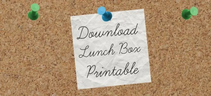 Download Lunch Box Printable