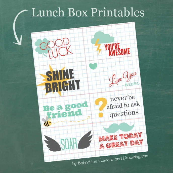 Lunch Box Printable