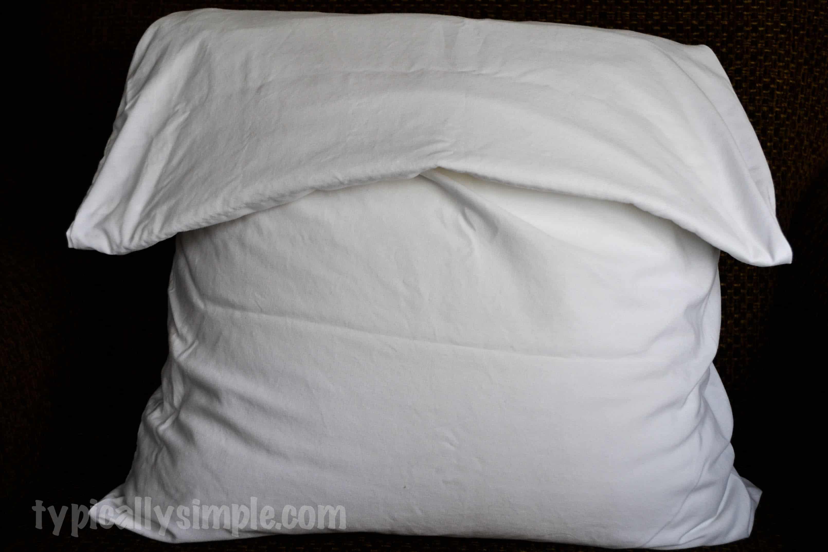 No Sew Pillow Cover Typically Simple