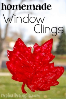 Using puffy fabric paint and wax paper, create your own window clings - perfect for any season or holiday!