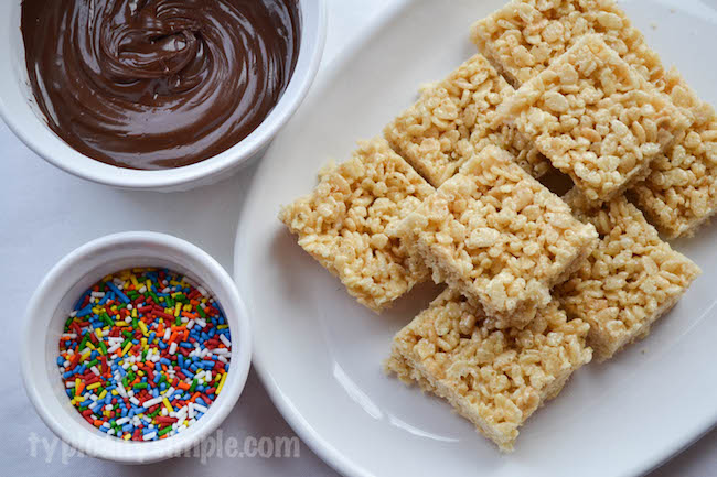 Chocolate Covered Rice Krispies Treats