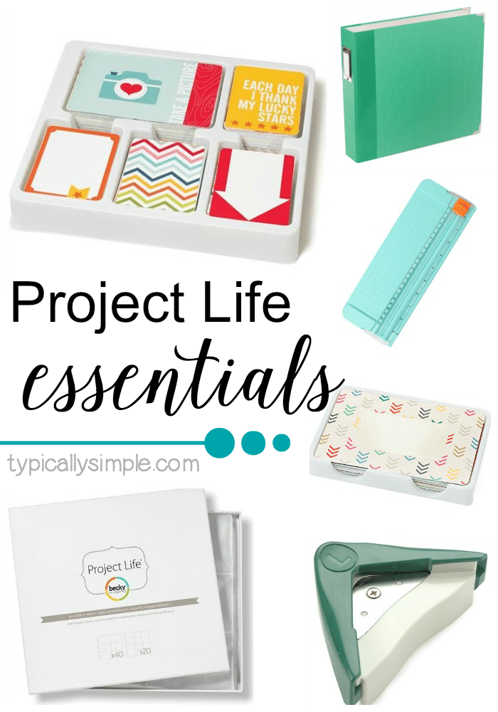 Getting started with Project Life? Find out the ten must-have items that are essential to getting your album put together!