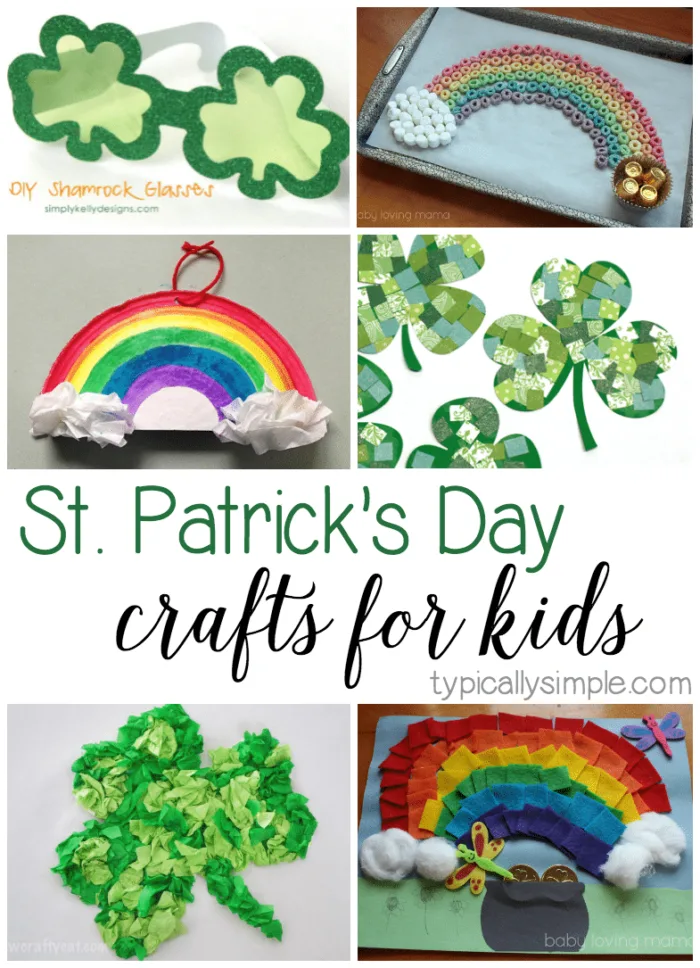 Lucky Shamrock Tissue Paper Craft - Typically Simple