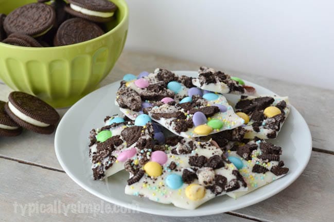 White Chocolate Oreo Bark - Typically Simple