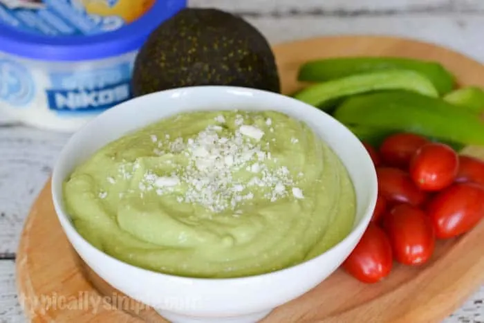 Creamy Avocado Feta Dip-2