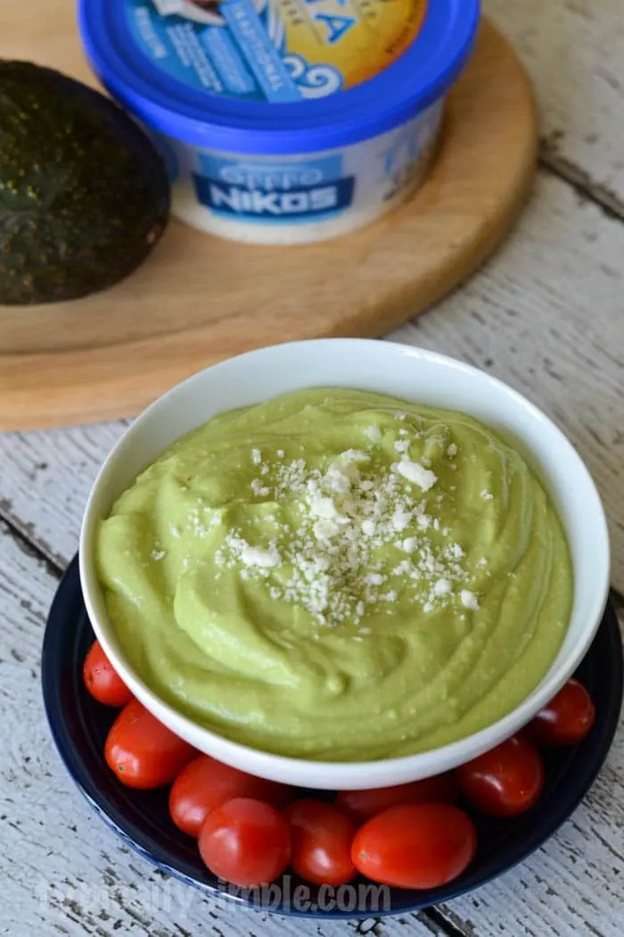 Creamy Avocado Feta Dip-5