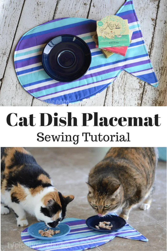 Cat Dish Placemat Sewing Tutorial Typically Simple