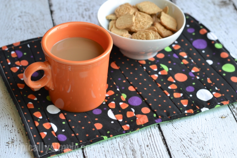Halloween Mug Rug Sewing Tutorial
