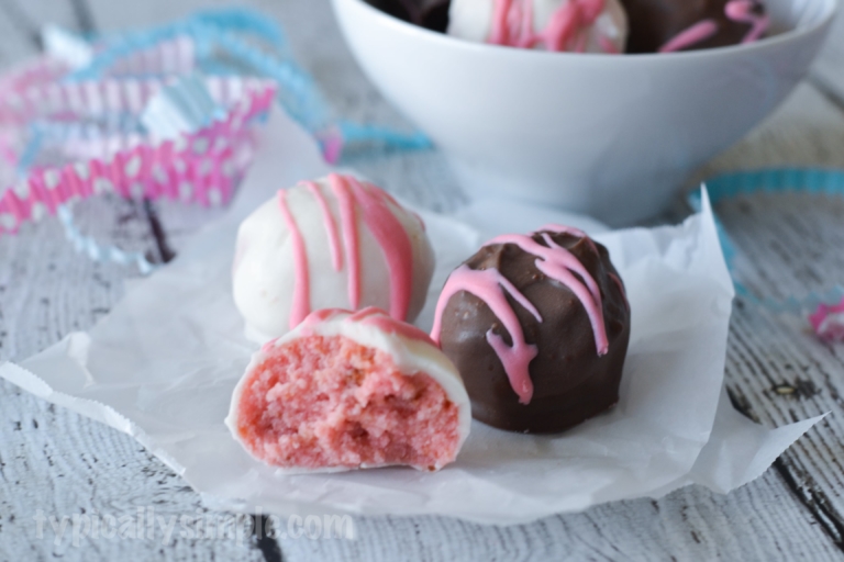 Chocolate Covered Cake Bites Typically Simple