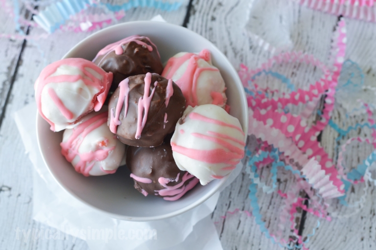 Chocolate Covered Cake Bites