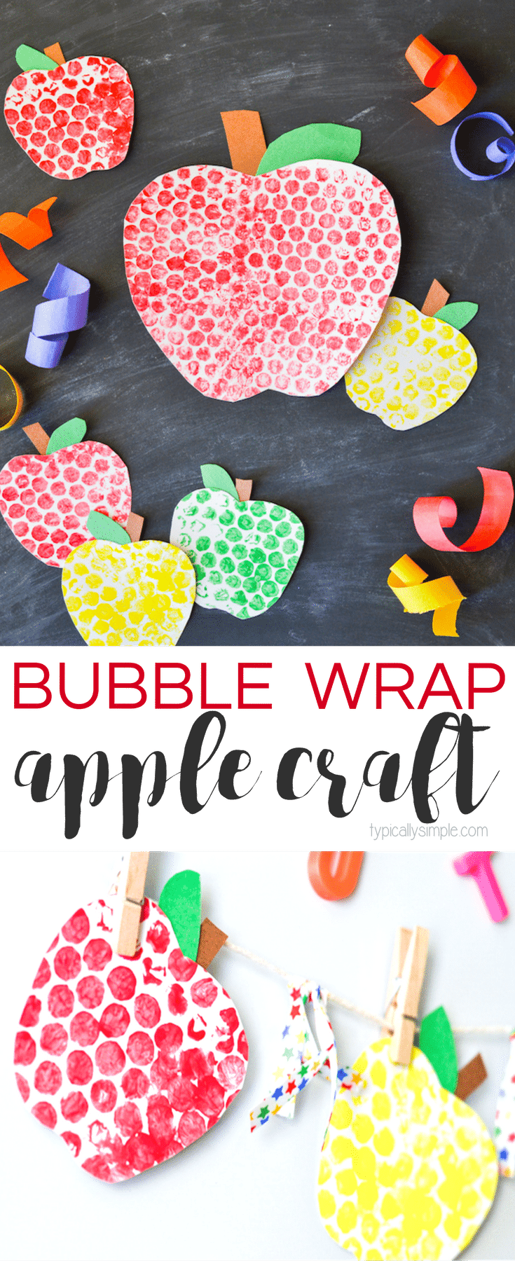 Bubble Wrap Heart Decorations for Kids - Crafty Kids at Home