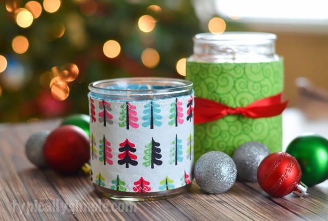 Fabric Candle Cozy Sewing Tutorial