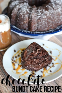 A delicious and super easy to make chocolate bundt cake recipe that pairs perfectly with coffee!