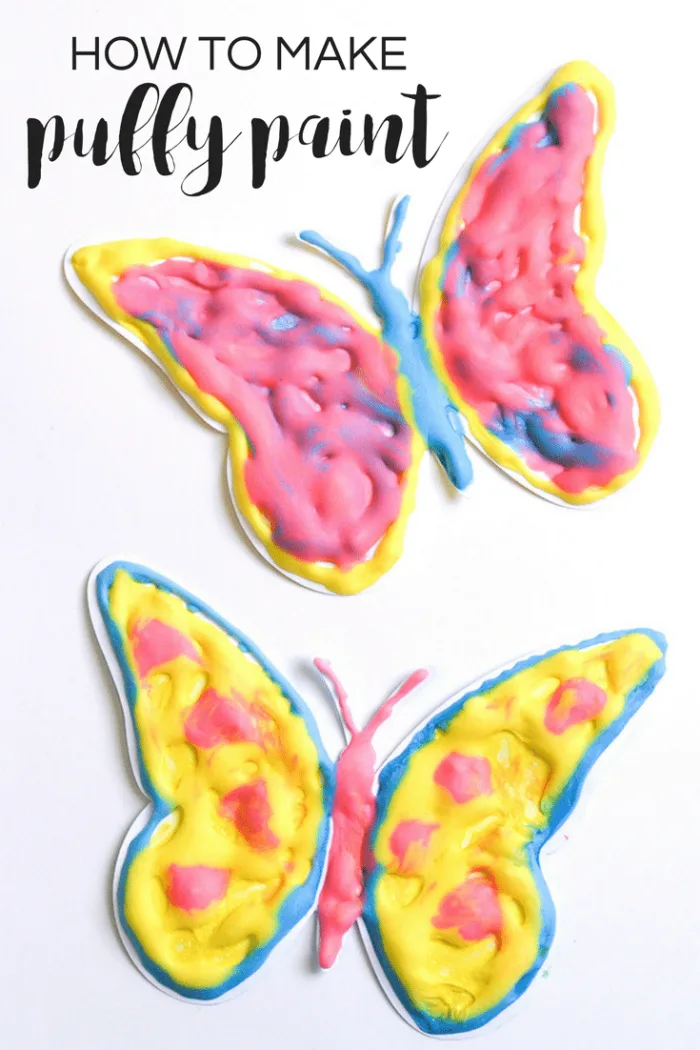 How to Make Homemade Puffy Paint - Typically Simple