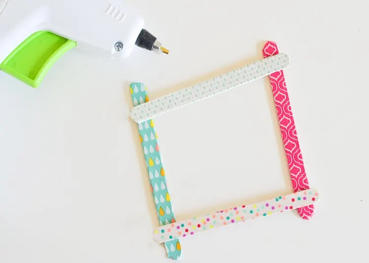 Washi Tape Popsicle Sticks - Giggles Galore