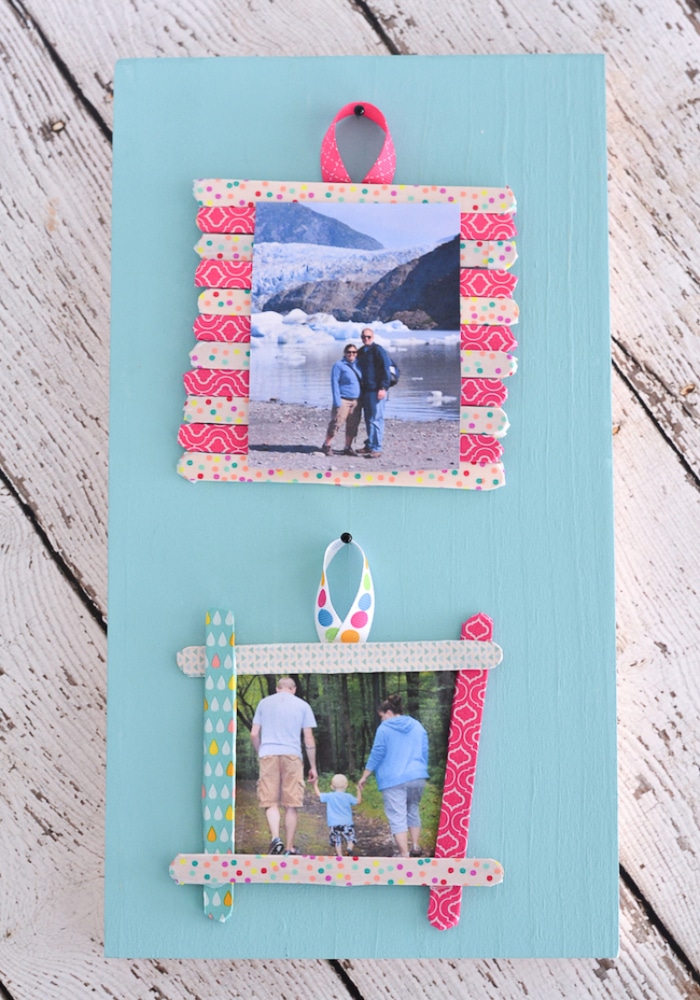Washi Tape Craft Stick Frames Typically Simple