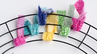 Fabric Rag Wreath