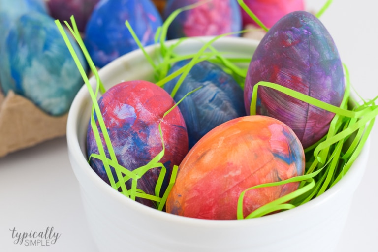Painted Easter Eggs Craft Project