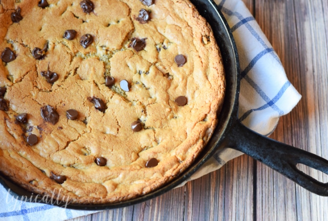 Chocolate Chip Skillet Cookie