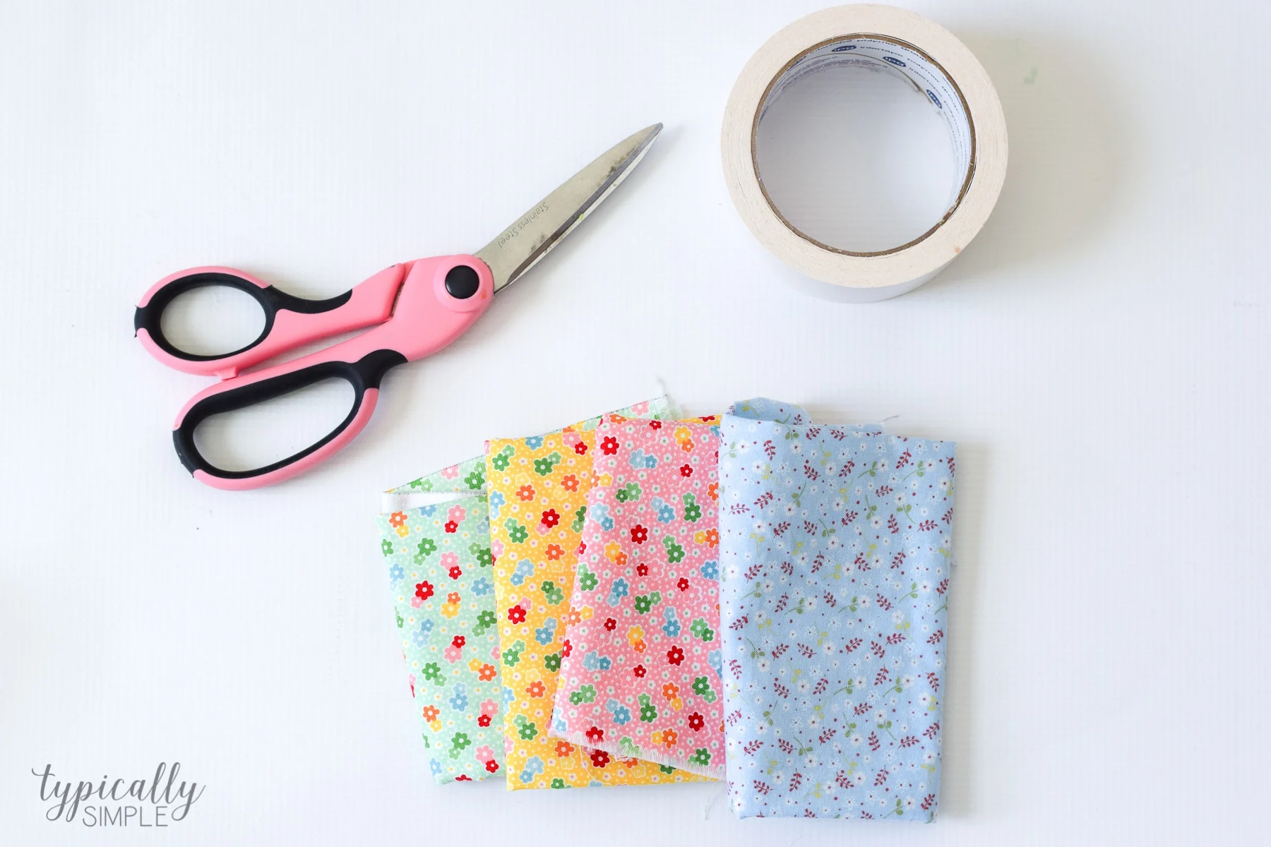 DIY Fabric Tape Tutorial - Typically Simple