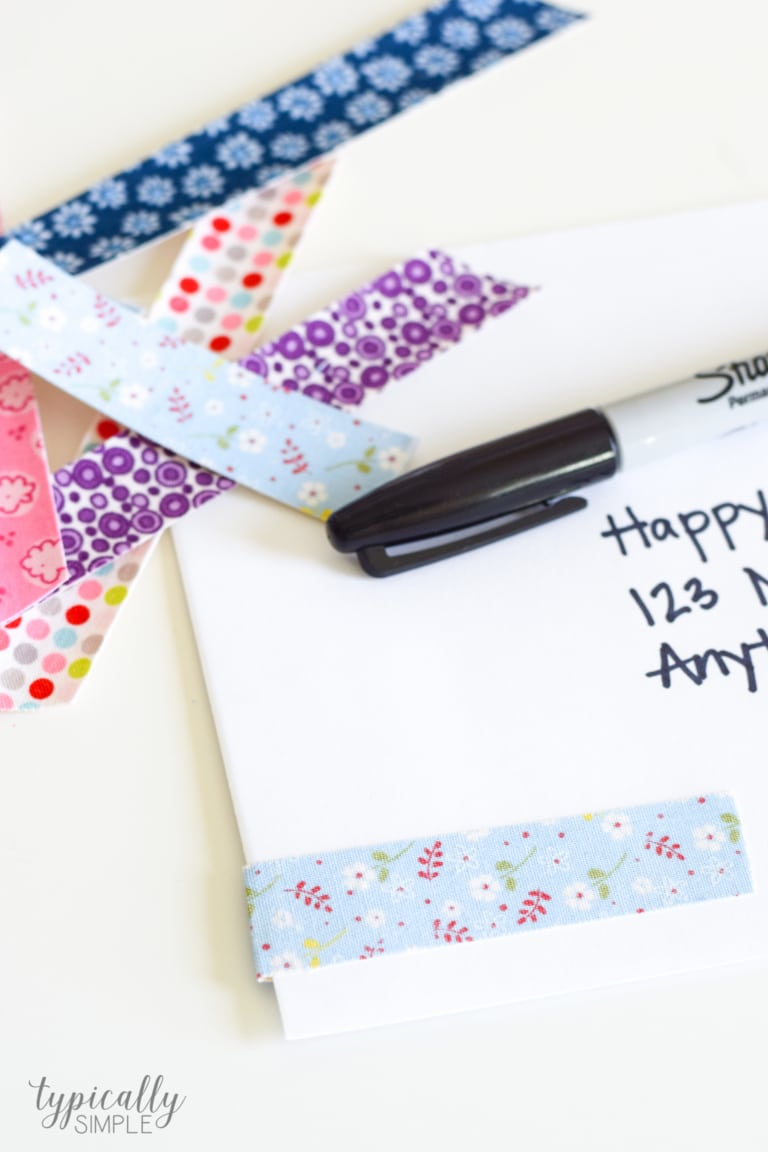 DIY Fabric Tape Tutorial Typically Simple