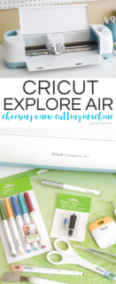 The Cricut Explore Air is a fun tool to add to any craft room! Find out why I made the switch to Cricut after using a Silhouette Cameo for years.