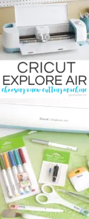 The Cricut Explore Air is a fun tool to add to any craft room! Find out why I made the switch to Cricut after using a Silhouette Cameo for years.