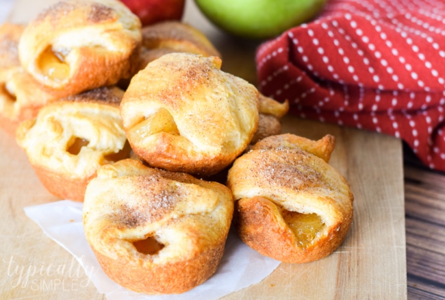 mini apple pie bites