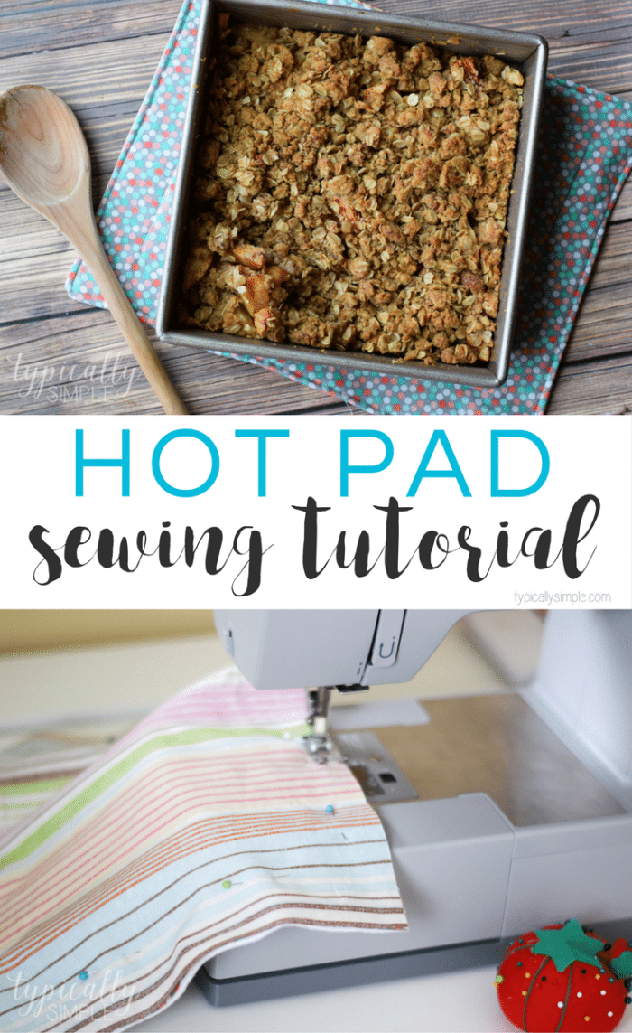 This hot pad is a perfect sewing project for a beginner. Whip a few up to protect your table or counter from warm casserole dishes or baking pans.