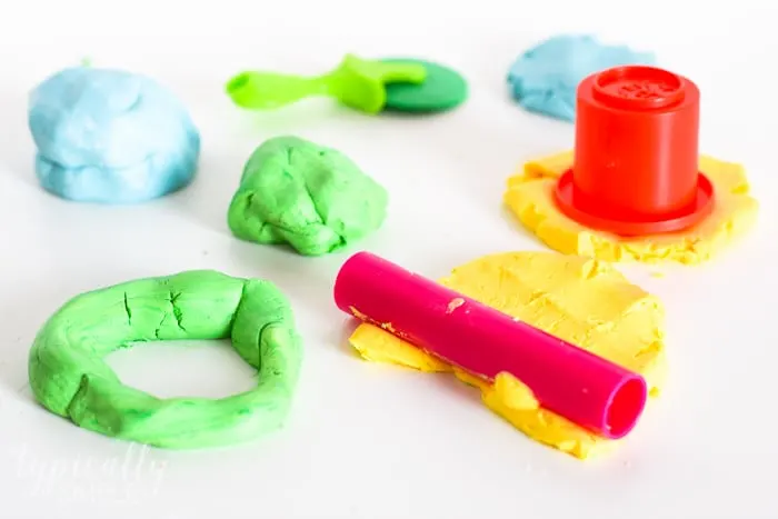 Two Ingredient Homemade Play Dough Recipe - Typically Simple