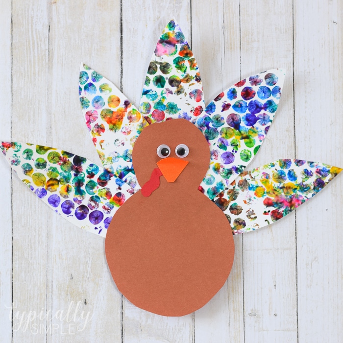 construction paper turkey pattern