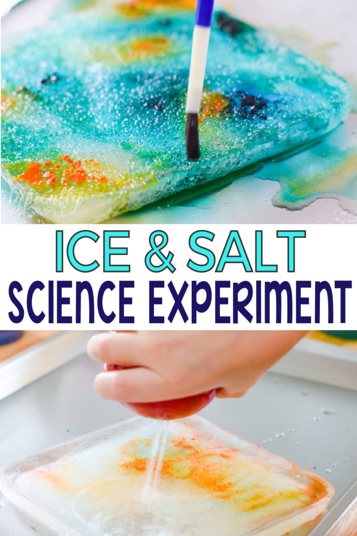 melting ice with salt