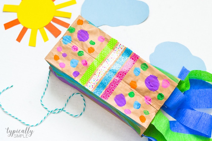 Paper Bag Crafts For Kids - Made with HAPPY