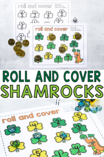 math activity for St. Patrick's Day with printable