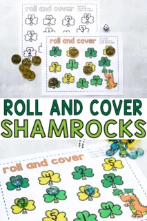 math activity for St. Patrick's Day with printable