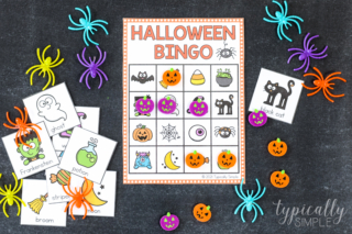 Halloween Bingo - Printable Party Game - Typically Simple
